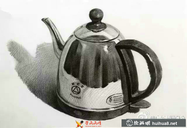9幅不銹鋼物體單體素描范畫(6)