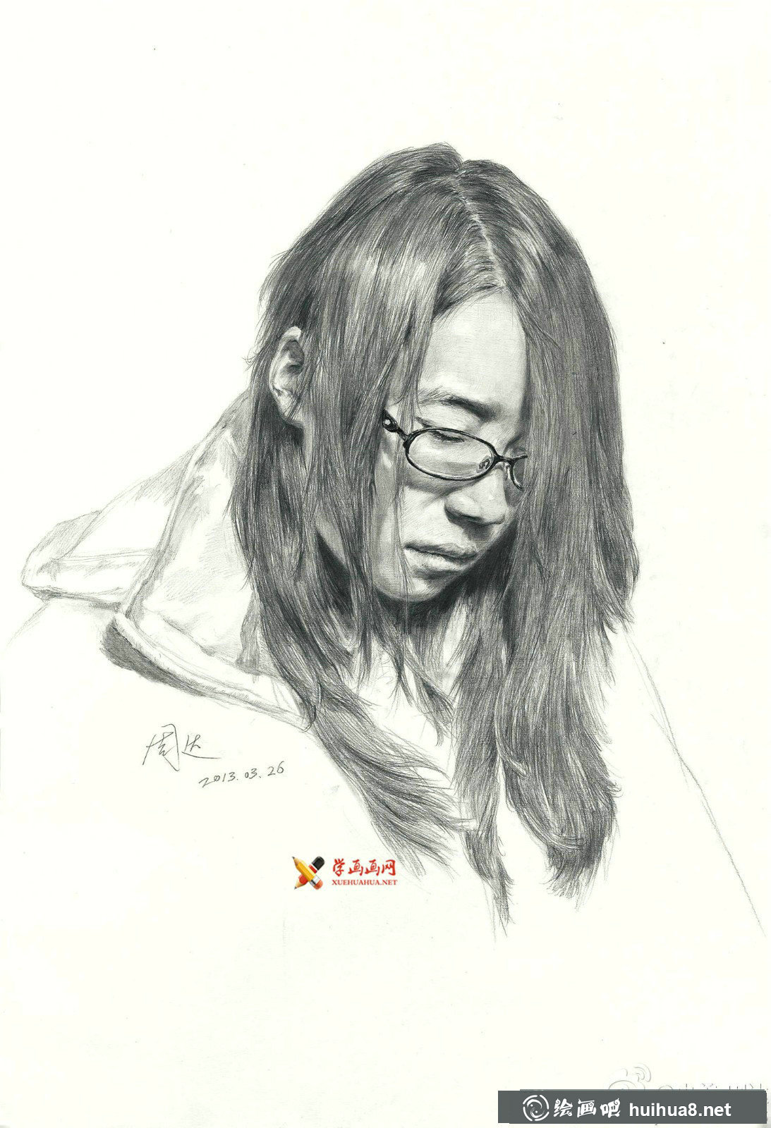 央美周達(dá)素描頭像作品欣賞(1)