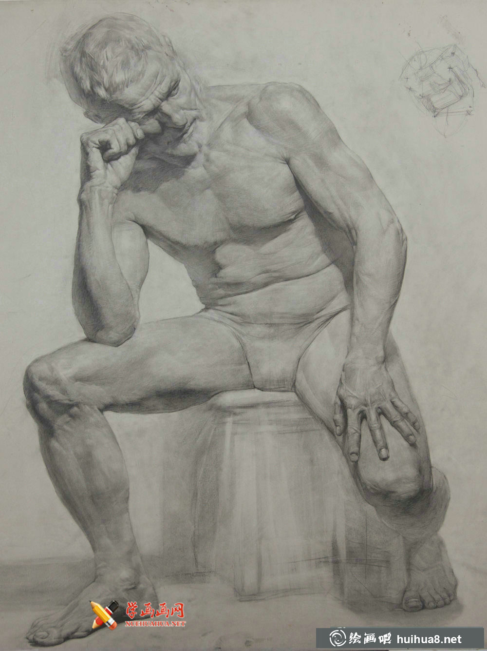巴西畫(huà)家Gilberto Geraldo人物素描作品欣賞
