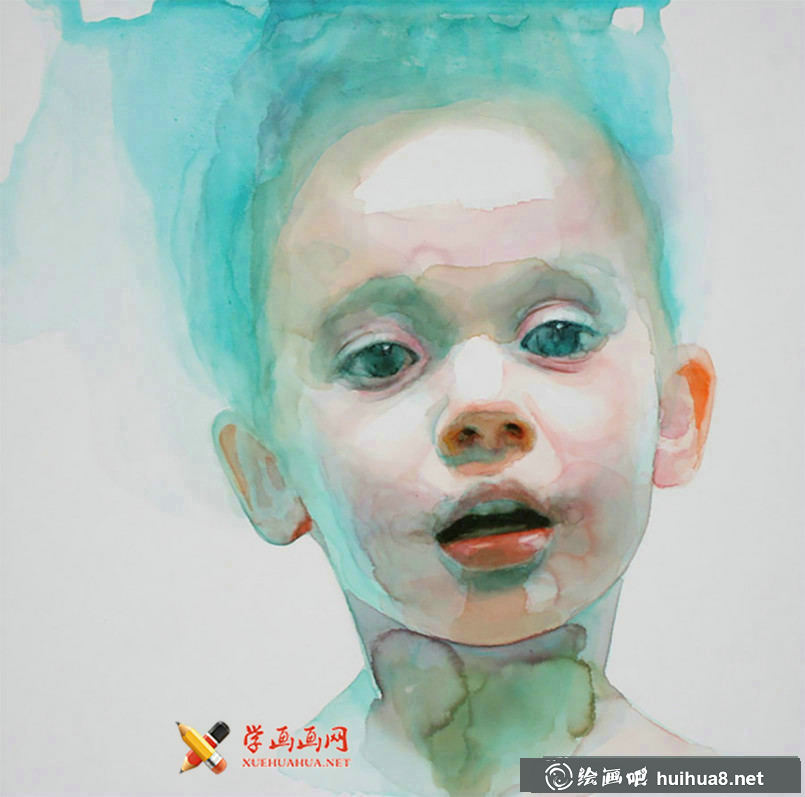 水彩畫(huà)欣賞:Ali Cavanaugh筆下的兒童(1)