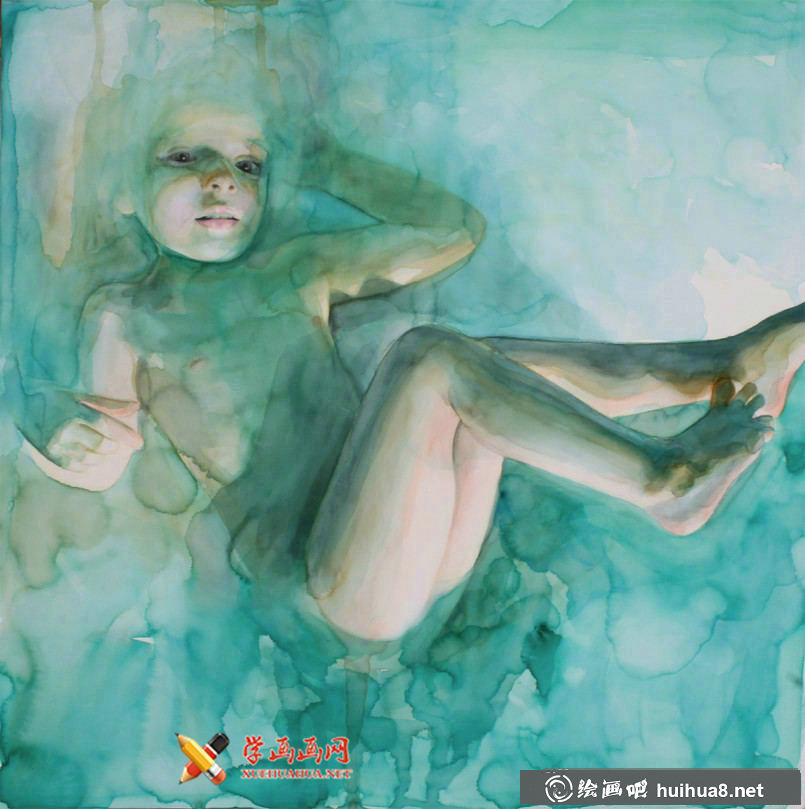 水彩畫(huà)欣賞:Ali Cavanaugh筆下的兒童(6)