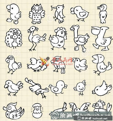動物簡筆畫大全(1)