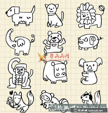 動物簡筆畫大全(3)