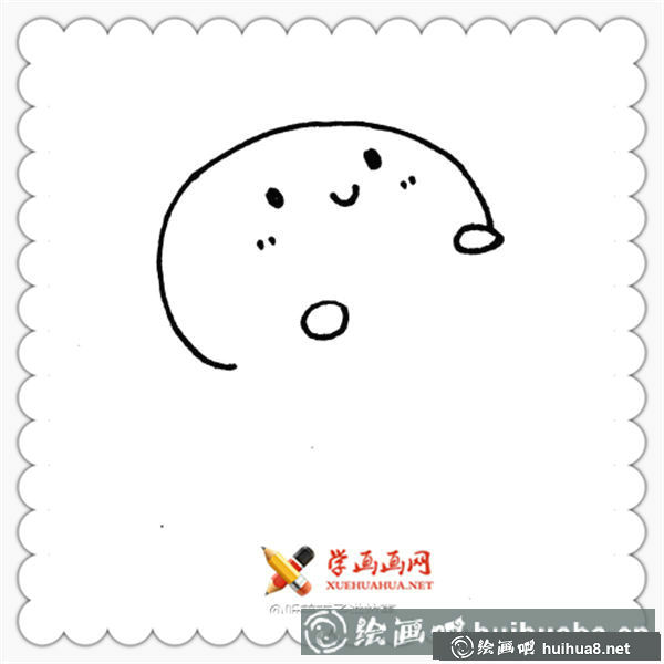 晚安小人簡(jiǎn)筆畫圖片(3)