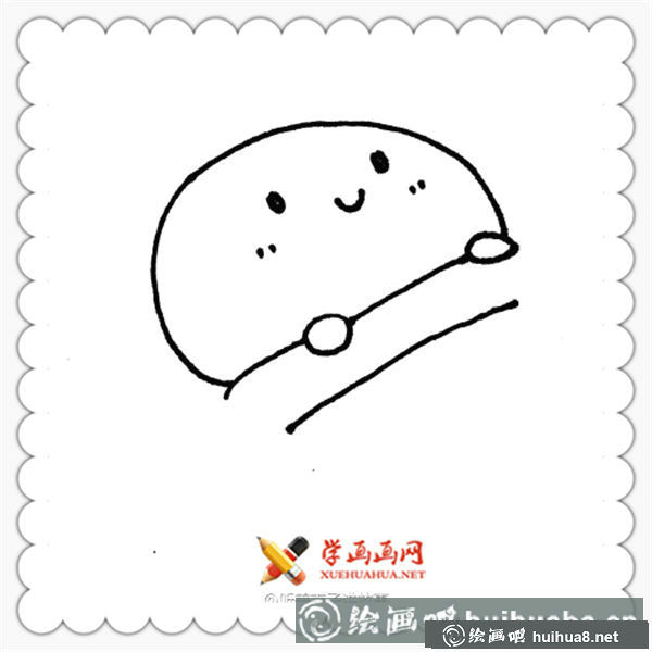 晚安小人簡(jiǎn)筆畫圖片(4)
