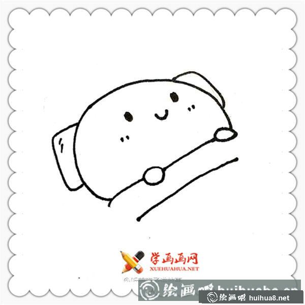 晚安小人簡(jiǎn)筆畫圖片(5)