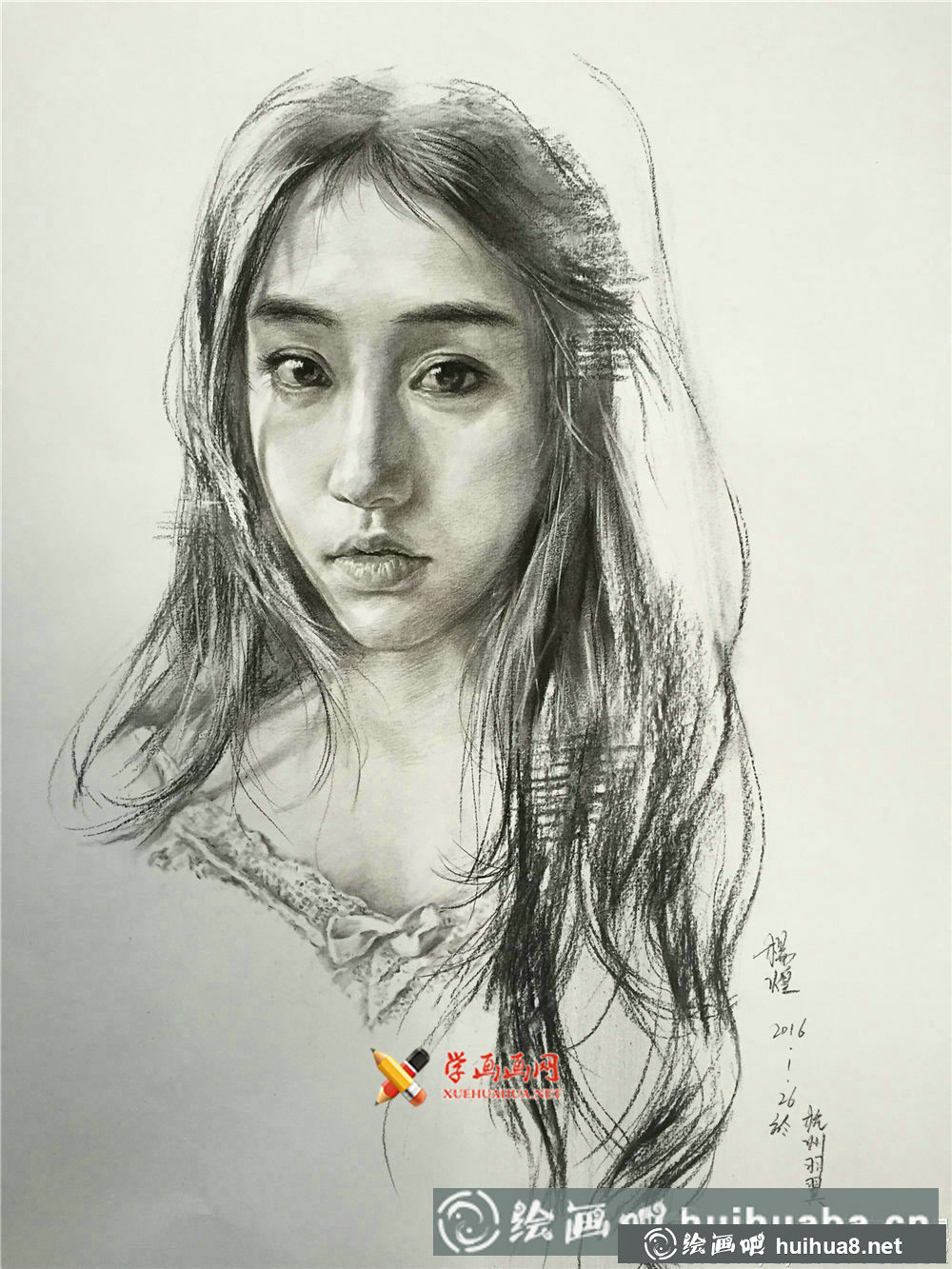 美女素描圖片集