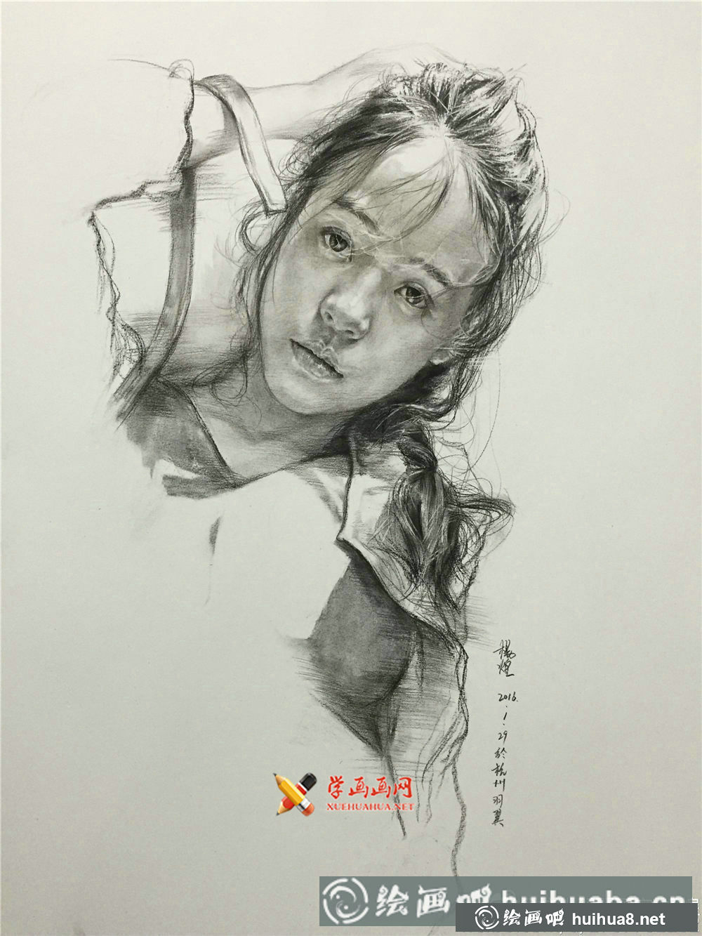 美女素描圖片集