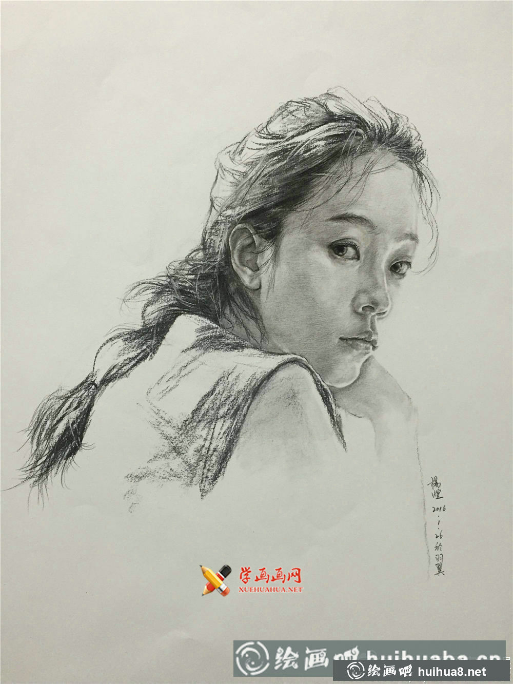 美女素描圖片集