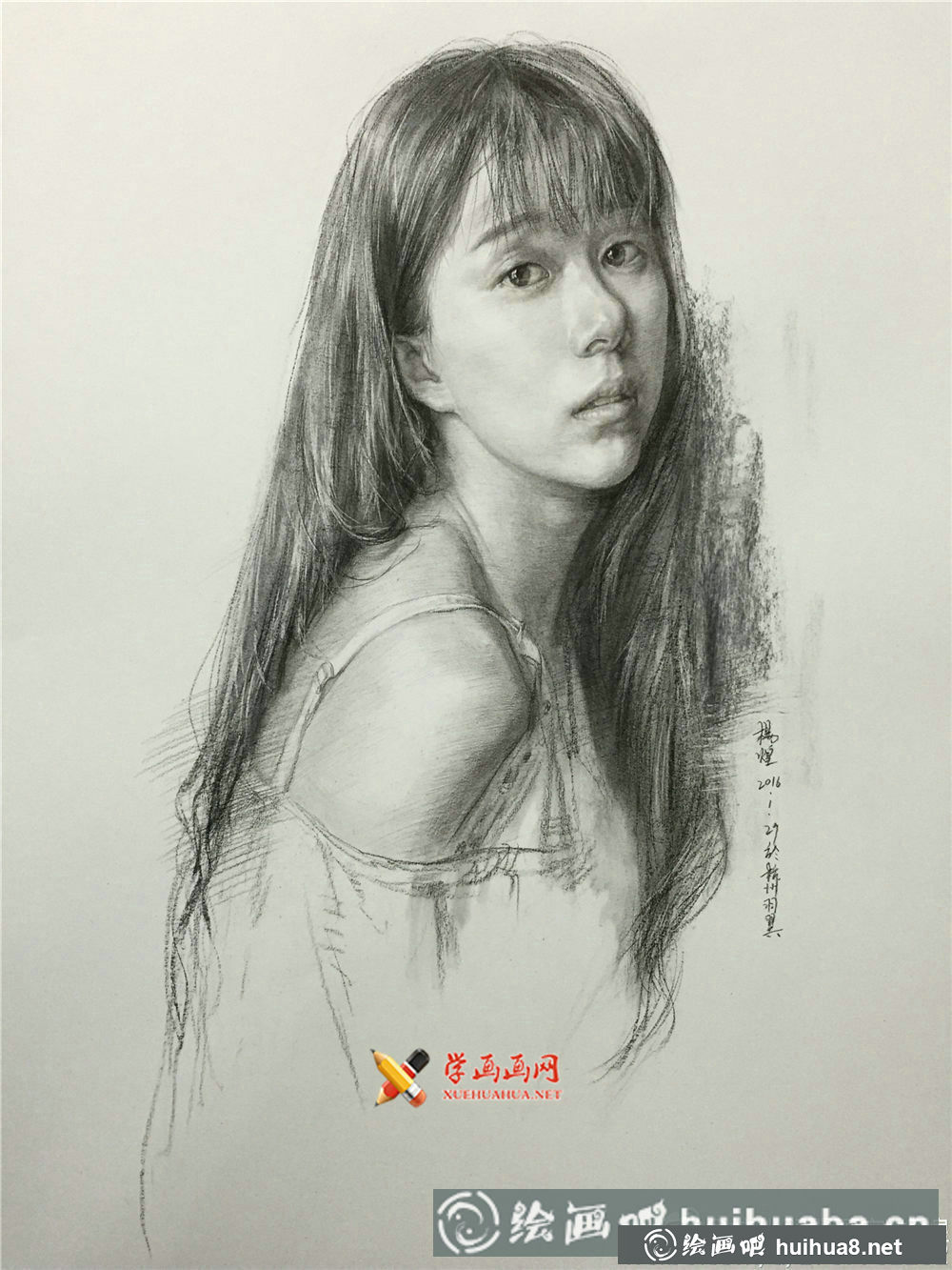 美女素描圖片集