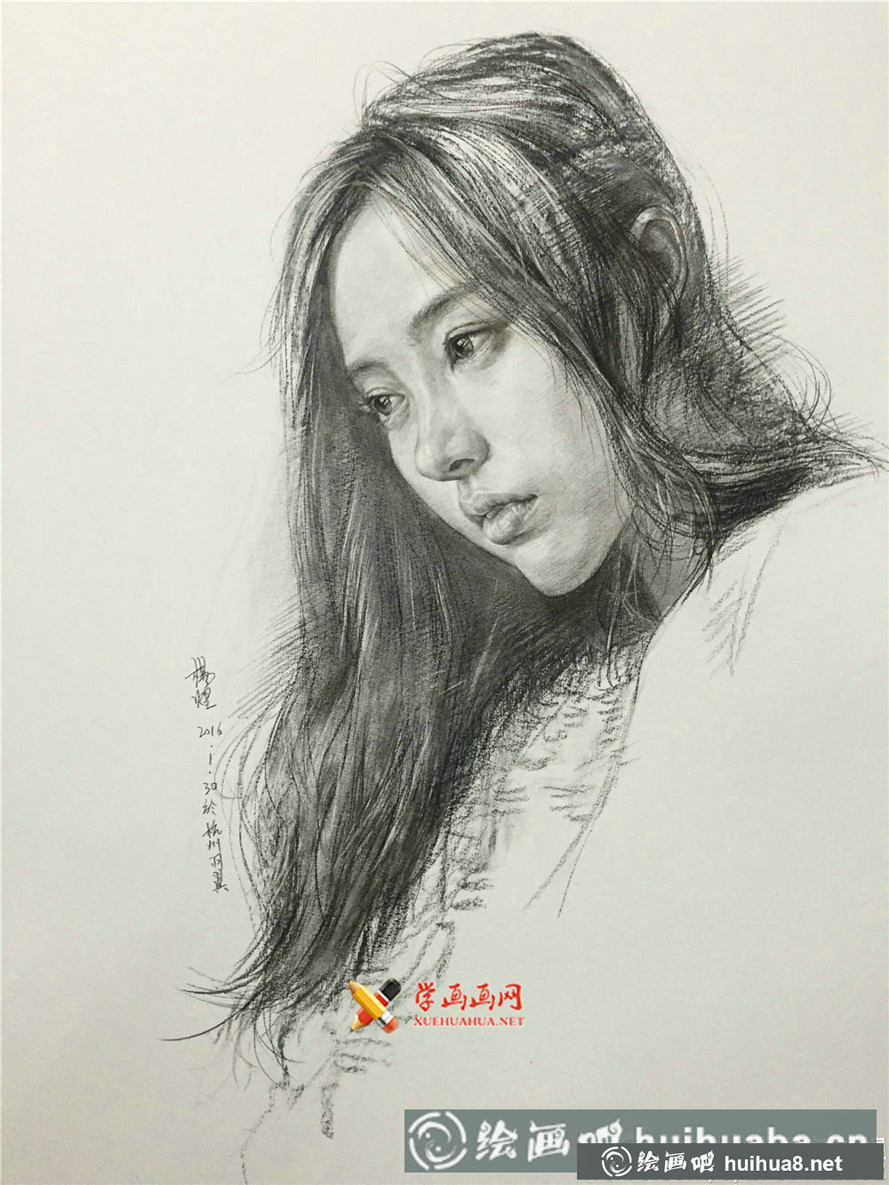 美女素描圖片集