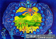 中學(xué)生科幻畫力作：全真模擬旅游器奇觀