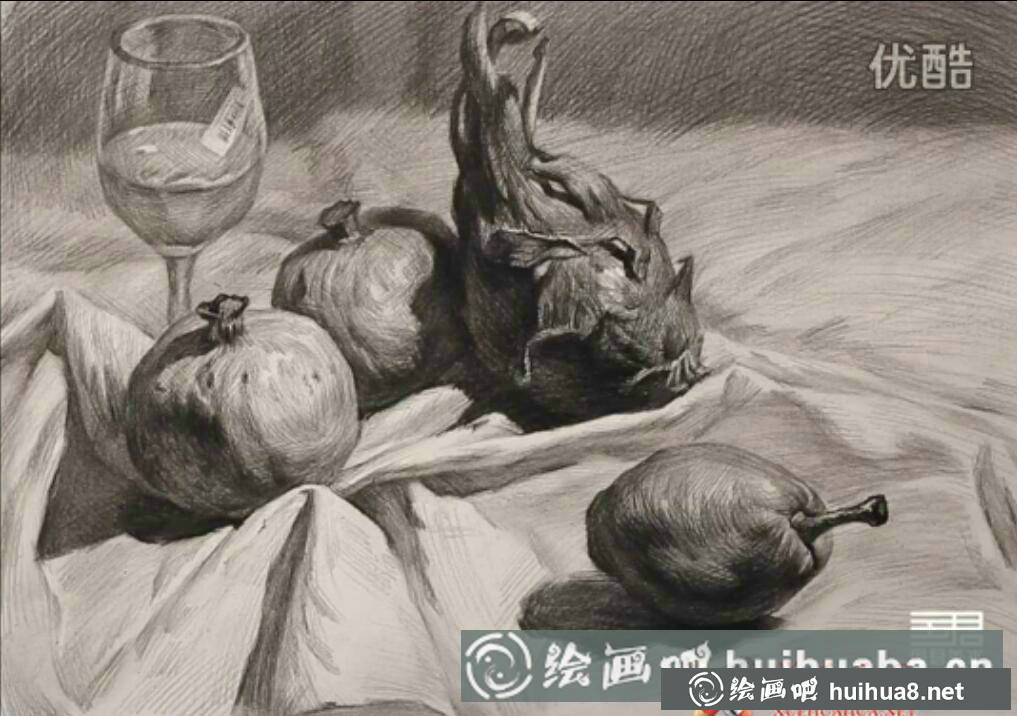 素描靜物圖片步驟教程