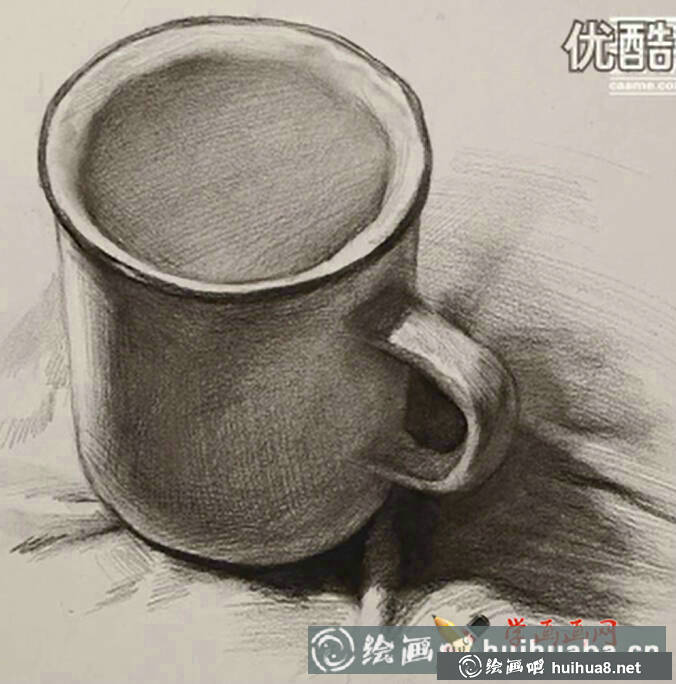 素描不銹鋼茶缸圖片（附動(dòng)畫步驟）(3)