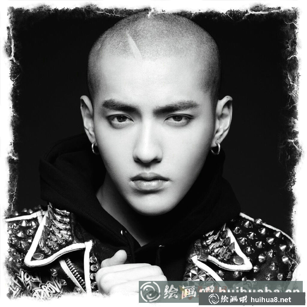 彩鉛畫素描吳亦凡(1)