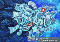 兒童科技畫創(chuàng)新之作多功能太空清潔機(jī)