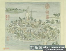 古畫賞析張若澄燕山八景