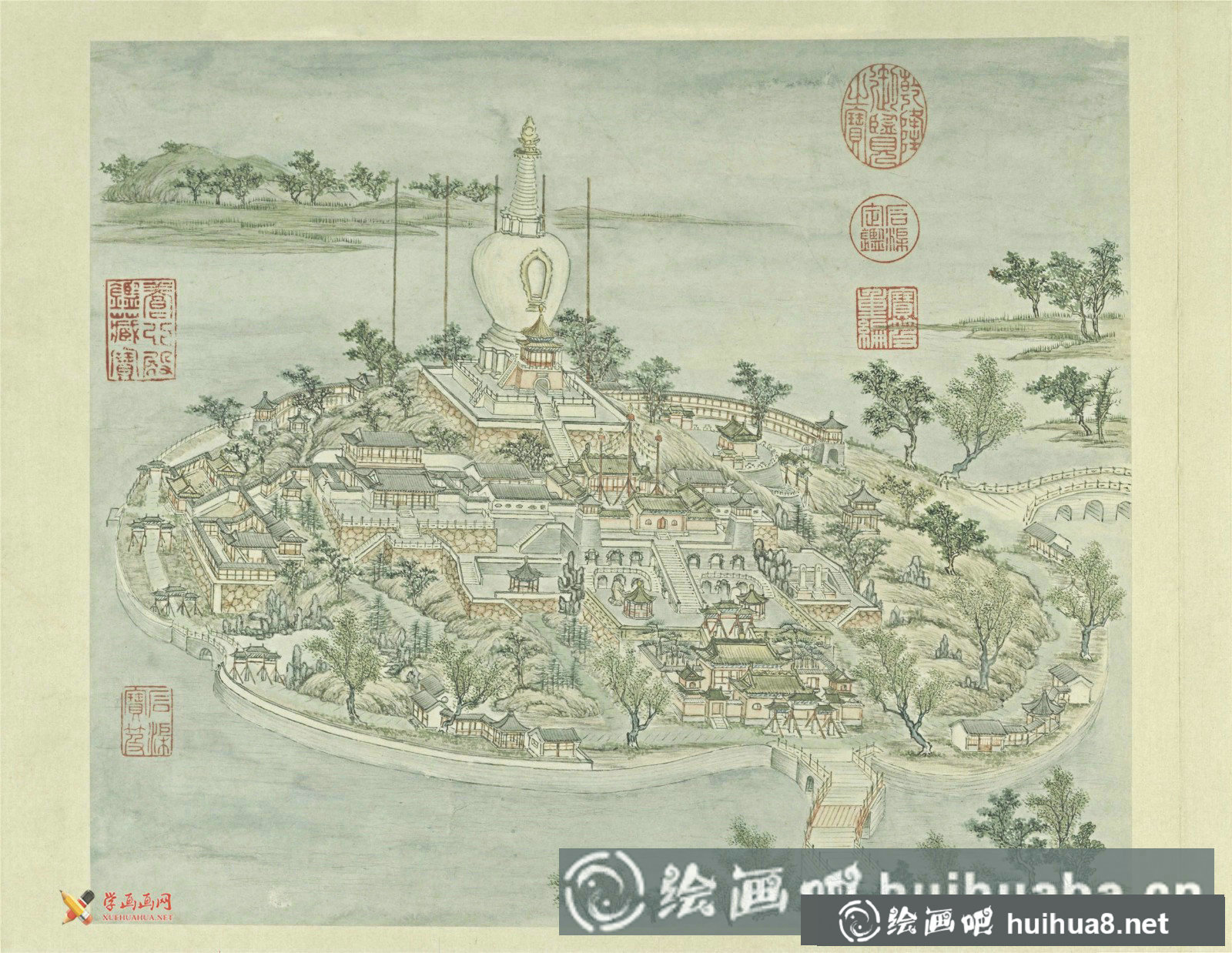 古畫(huà)欣賞：張若澄《燕山八景圖》賞析