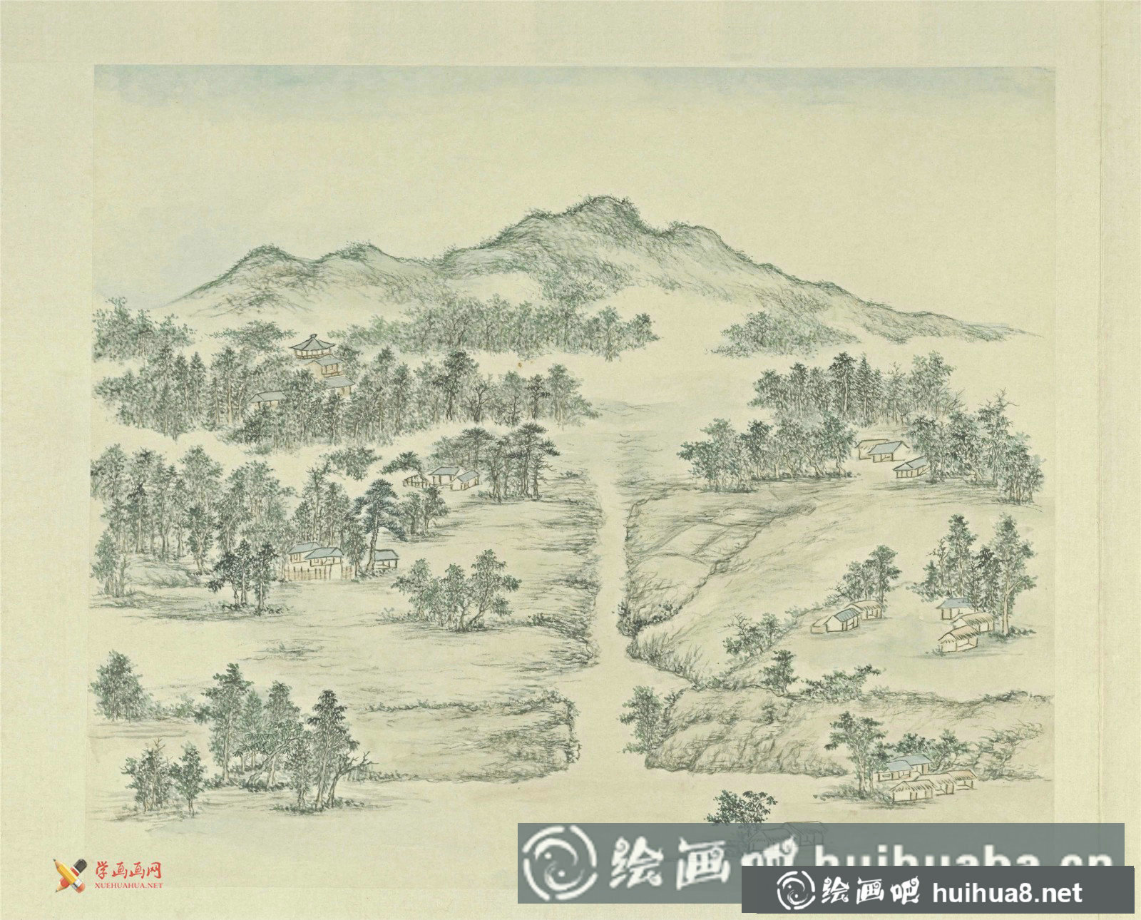 古畫(huà)欣賞：張若澄《燕山八景圖》賞析