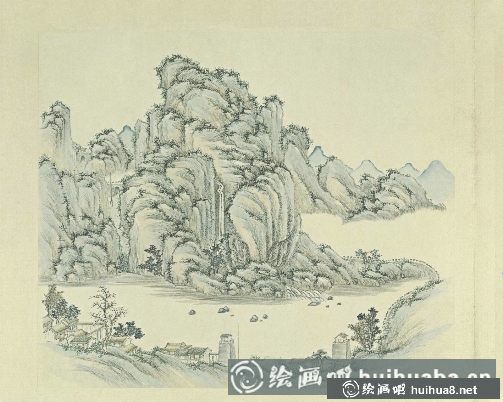 古畫(huà)欣賞：張若澄《燕山八景圖》賞析