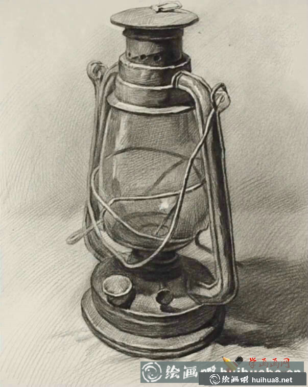 馬燈素描畫(huà)含靜物照片(1)