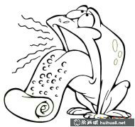 青蛙簡(jiǎn)筆畫(huà)欣賞