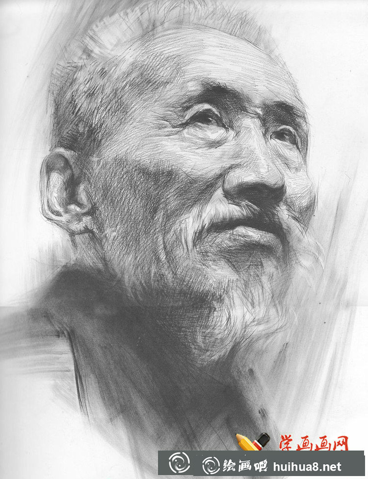 魯美學(xué)生優(yōu)秀素描頭像作品