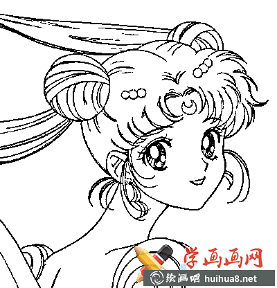 美少女戰(zhàn)士簡筆畫圖片大全(4)