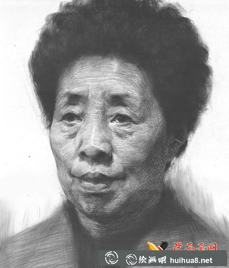 魯美學(xué)生優(yōu)秀素描頭像作品
