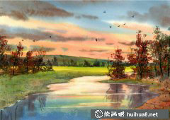 DerekCollins水彩風(fēng)景畫品鑒16幅