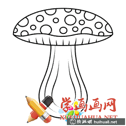 蘑菇簡筆畫圖片(1)