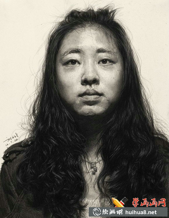 劉斌素描頭像1