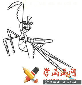 關(guān)于功夫熊貓的簡筆畫圖片(11)