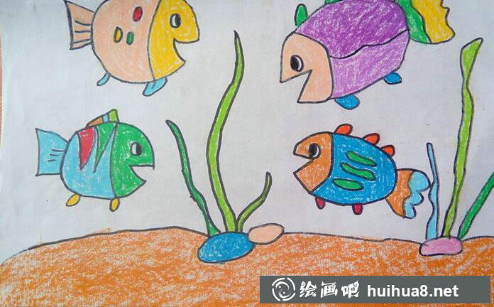 海底世界兒童畫(huà)作品23