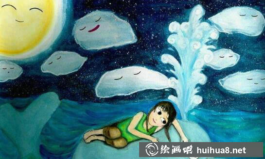 海底世界兒童畫(huà)作品13