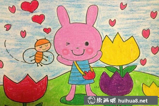 兒童畫兔子圖片7