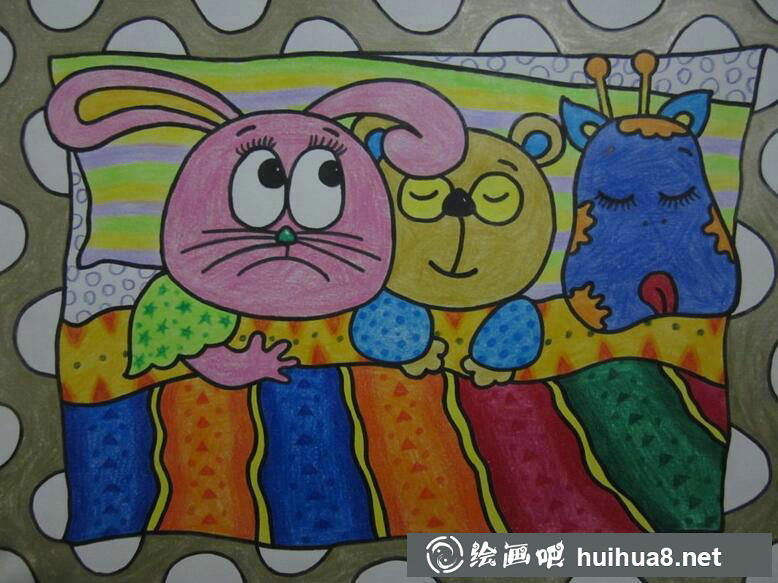兒童畫兔子圖片15