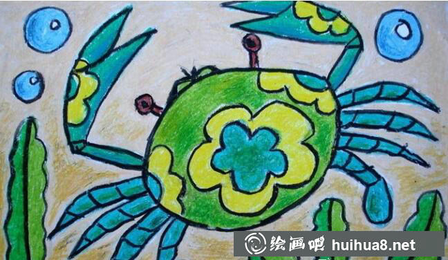 兒童油畫棒作品8
