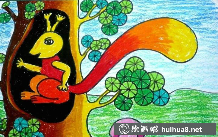 兒童油畫棒作品25