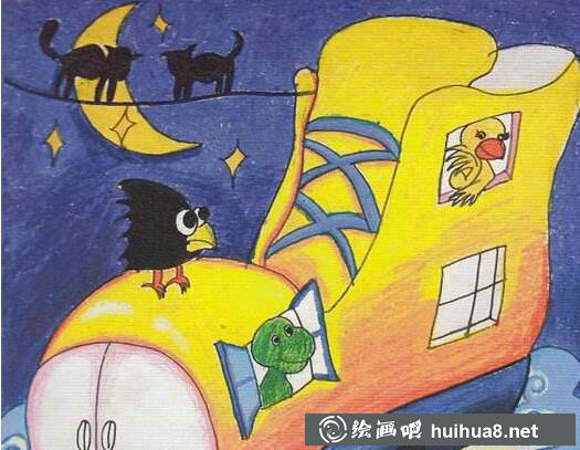 兒童油畫棒作品26