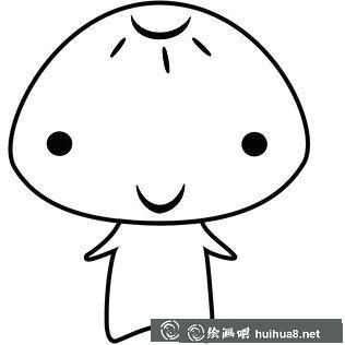 包子變怪獸簡(jiǎn)筆畫2