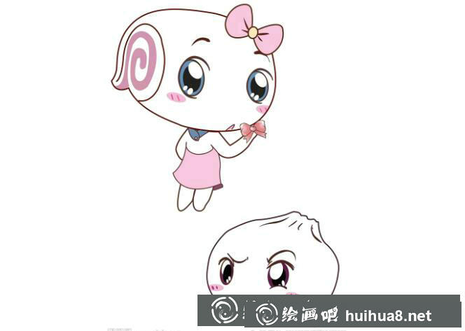 包子變怪獸簡(jiǎn)筆畫5