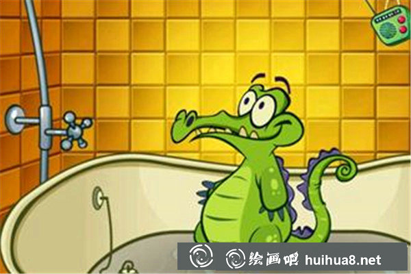 魔法師鱷魚卡通畫