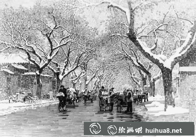 春天的胡同