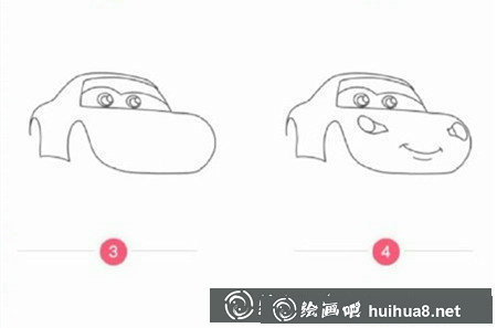 汽車總動(dòng)員圖片簡(jiǎn)筆畫(huà)