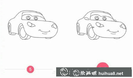 汽車總動(dòng)員圖片簡(jiǎn)筆畫(huà)