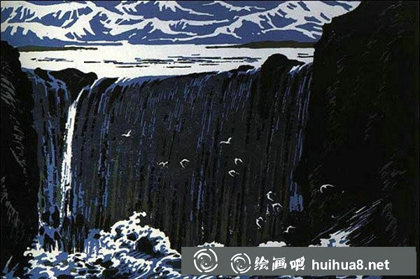 中國版畫作品欣賞：長江十景全套版畫