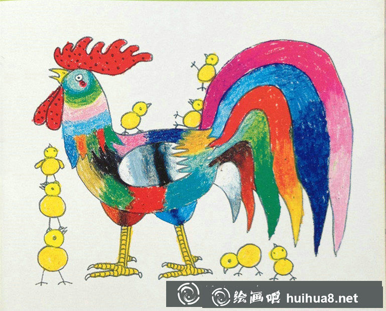 兒童油畫棒畫