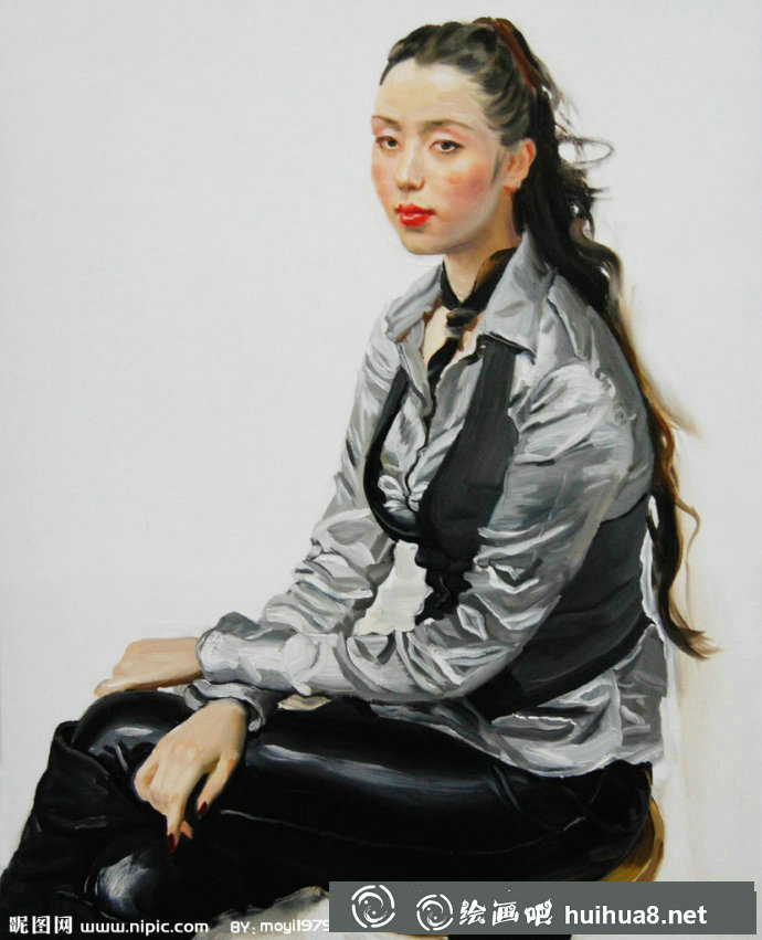 陳丹青油畫人物作品2