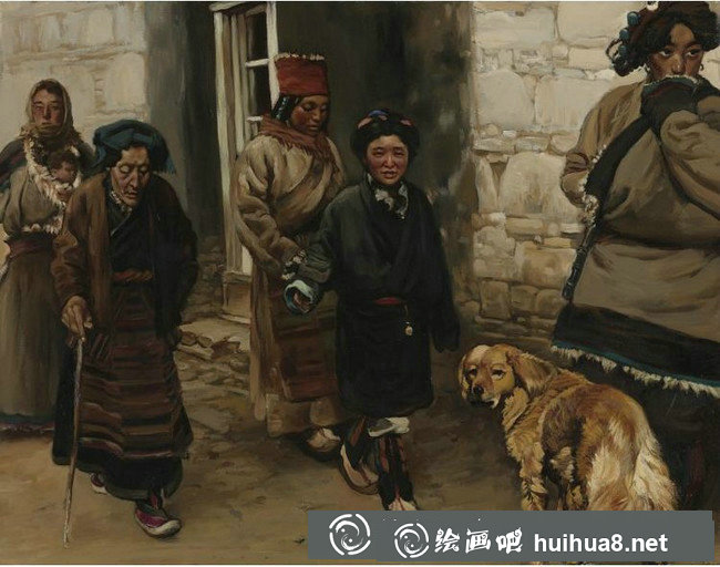 陳丹青油畫人物作品5